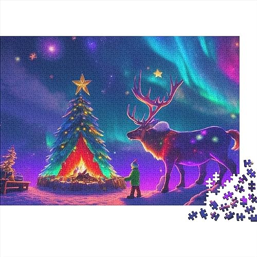 500 Teile Puzzlespiel Weihnachtsstadt für Erwachsene Heiligabend Aurora Pädagogische unmögliche Herausforderungen von KoNsev