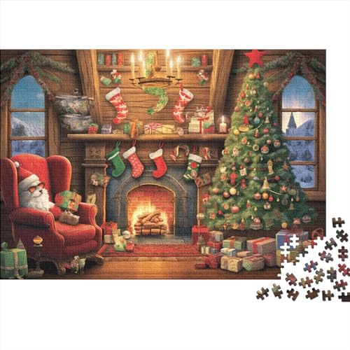 Christmas House300 Pieces Christmas Town Puzzle for Adults Puzzles 300 Piece ,Impossible Challenges von KoNsev