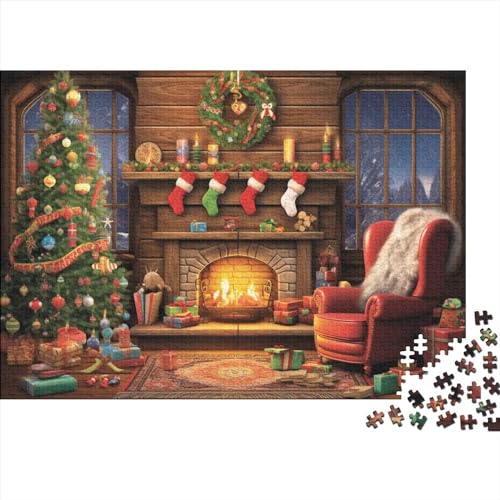 Christmas House500 Pieces Christmas Town Jigsaw Puzzles for Adults Puzzles 500 Piece ,Impossible Challenges von KoNsev