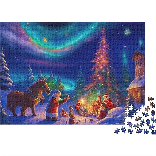 Christmas Town 500 Teile Heiligabend Aurora Puzzle für Erwachsene Puzzles 500 Teile, Impossible Challenges von KoNsev