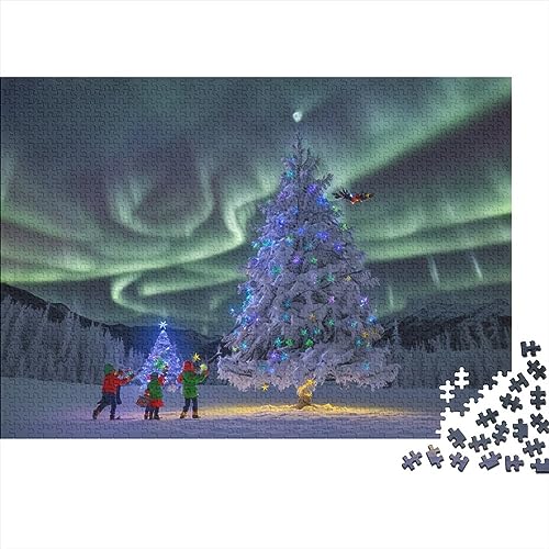 Christmas Town 500 Teile Heiligabend Aurora Puzzle für Erwachsene Puzzles 500 Teile, Impossible Challenges von KoNsev