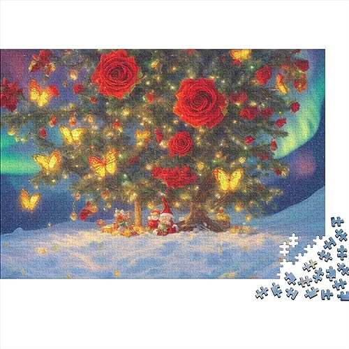 Christmas Town 500-teiliges Puzzle-Spiel für Erwachsene, Heiligabend, Aurora-Puzzles, Lernspiele, Level: Hart von KoNsev