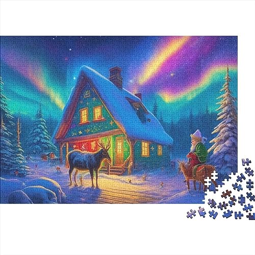 Christmas Town Puzzle 500 Teile Heiligabend Aurora Puzzle für Erwachsene 500 Teile, Impossible Challenges von KoNsev