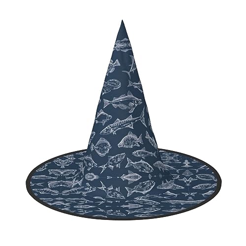 KoNsev Ozeanangeln Halloween Kostüm Hexe Hüte Für Frauen Steeple Top Für Halloween Weihnachten Party von KoNsev