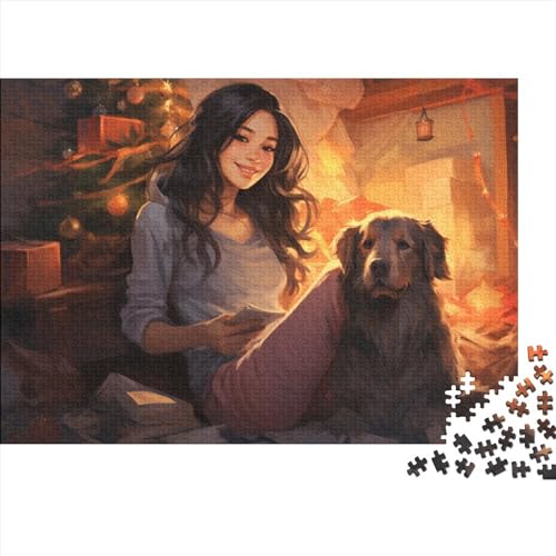 Weihnachtshaus-Puzzle-Spiel für Erwachsene, 500-teiliges Puzzle-Spiel für Erwachsene, Weihnachtsstadt-Puzzles, Lernspiele, Level: Hart von KoNsev