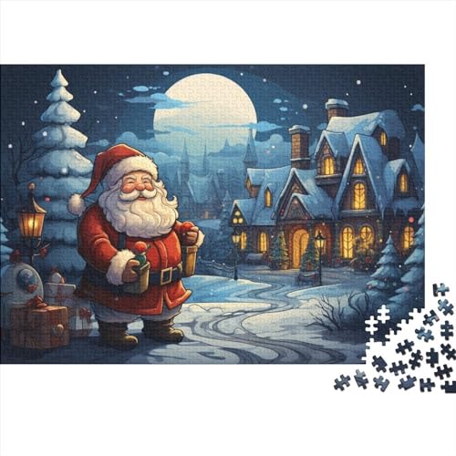 Weihnachtsstil, 300-teiliges Puzzle-Spiel für Erwachsene, Weihnachtsmann-Puzzle, Lernspiele, Level: Hart von KoNsev