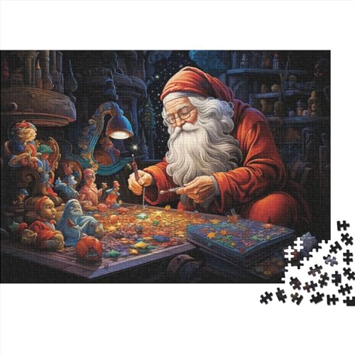 Weihnachtsstil, 500-teiliges Puzzle-Spiel für Erwachsene, Weihnachtsmann-Puzzle, Lernspiele, Level: Hart von KoNsev