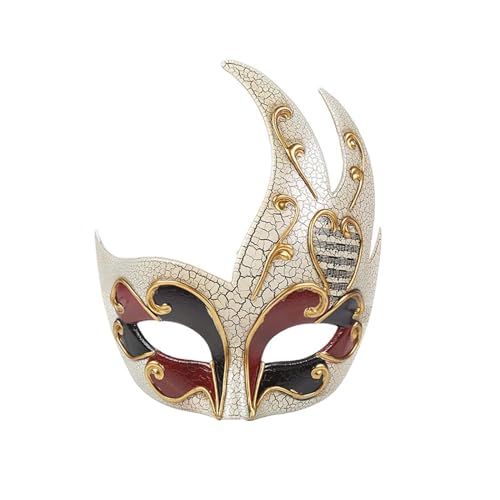 Mottoparty Steampunk Goldene Schwarz Venezianische-Masken Venezianische Maske Katze Karneval Maskenball Faschingsmasken Gesichtsmaske Venezianische Venezianisch Für Karneval Party Kostüm Masken Maske von Kobilee