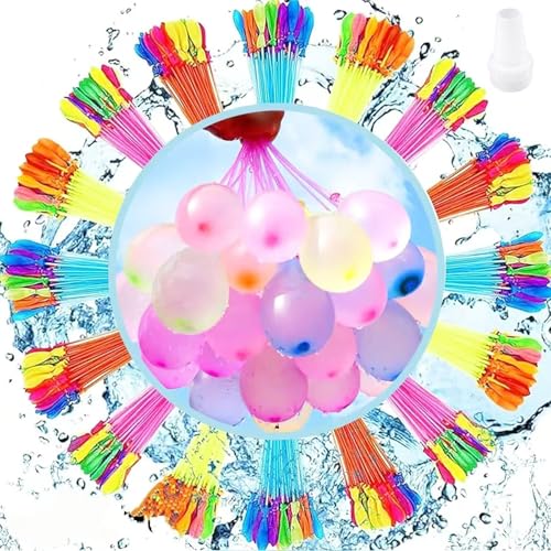 KOBOKO 111 Stk Wasserbomben Selbstschließend, Bunt Wasserbomben, Wasserballons mit Wasserhahn Anschluss, Bunch o Balloons Wasserbombe, Wasser Bomben Water Balloons für Wasserspiele,Sommer,Strand Party KOBOKO 111 Stk Wasserbomben Selbstschließend, Bunt Wasserbomben, Wasserballons mit Wasserhahn Anschluss, Bunch o Balloons Wasserbombe, Wasser Bomben Water Balloons für Wasserspiele,Sommer,Strand Party von Koboko