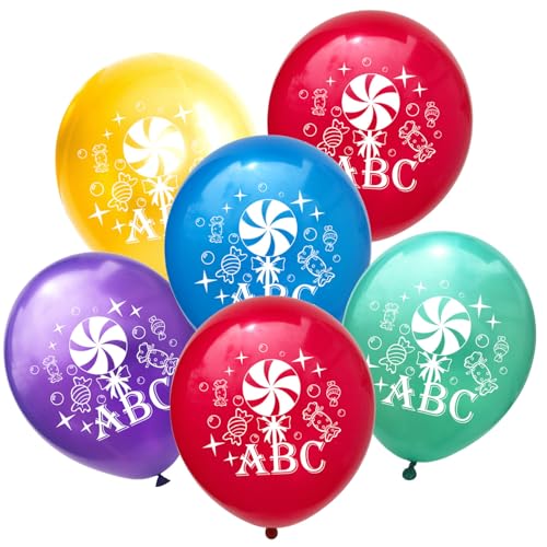 KOBOKO Einschulung Deko Bunt Luftballons, 10 Stk Luftballon Schulanfang Deko Einschulung Junge Mädchen 2025, Schulkind 2025 Deko Ballons Bunt, Schuleinführung Deko Ballon mit ABC Zuckertüte Motiv KOBOKO Einschulung Deko Bunt Luftballons, 10 Stk Luftballon Schulanfang Deko Einschulung Junge Mädchen 2025, Schulkind 2025 Deko Ballons Bunt, Schuleinführung Deko Ballon mit ABC Zuckertüte Motiv von Koboko
