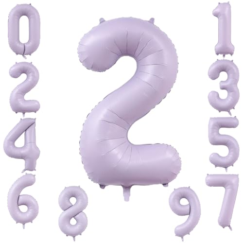 KOBOKO Luftballon 2. Geburtstag Zahl 2 Lila, 40 Zoll Folienballon 2 Zahlenballon, XXL Luftballon 2 Geburtstag Mädchen, 101 cm Lila Luftballons Zahlen 2 für Kinder Geburtstagsdeko Jubiläum Party Deko KOBOKO Luftballon 2. Geburtstag Zahl 2 Lila, 40 Zoll Folienballon 2 Zahlenballon, XXL Luftballon 2 Geburtstag Mädchen, 101 cm Lila Luftballons Zahlen 2 für Kinder Geburtstagsdeko Jubiläum Party Deko von Koboko