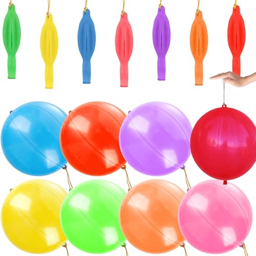KOBOKO Riesen Luftballons Bunt, 30 Stück XXL Punch Luftballon, 18 Zoll/45 cm Perforierte Luftballons Groß, Riesenballon Bunte Party Deko, Bunte Kinderluftballons für Geburtstag Deko Spiel Partyzubehör KOBOKO Riesen Luftballons Bunt, 30 Stück XXL Punch Luftballon, 18 Zoll/45 cm Perforierte Luftballons Groß, Riesenballon Bunte Party Deko, Bunte Kinderluftballons für Geburtstag Deko Spiel Partyzubehör von Koboko