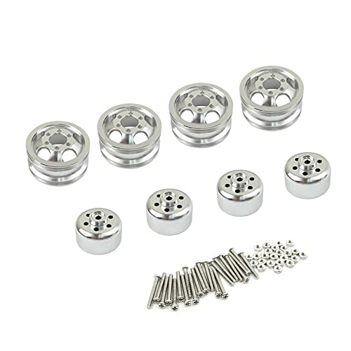 Kochenty Radnabe aus Metall, 4 Stück, für C14 C24 C24-1 C34 C44 B14 B24 1/16 RC, Zubehör für Auto-Upgrades, 3 Stück von Kochenty