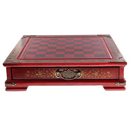 Chinesisches Schachbrett-Tischspiel-Set aus Holz, Vintage-Stil, Geschenk, Sammlerstücke von Kodxylytix