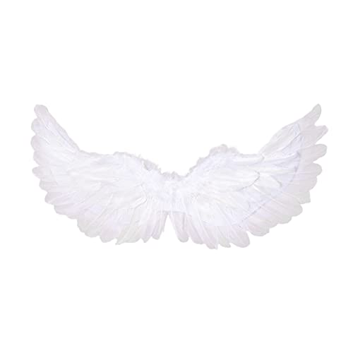 Flügel Kostüm Zubehör Requisiten Halloween Festival Performance Weiß S 65 cm x 35 cm Flügel Kostüm Zubehör Requisiten Halloween Festival Performance Weiß S 65 cm x 35 cm von Kodxylytix