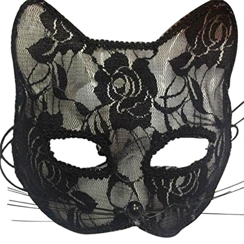 Kodxylytix Maskerade-Maske, Augenmaske, Gesichtsabdeckung für Kostüm, Mädchen, Dekoration, Schwarz Kodxylytix Maskerade-Maske, Augenmaske, Gesichtsabdeckung für Kostüm, Mädchen, Dekoration, Schwarz von Kodxylytix