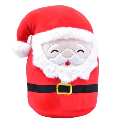 Kögler 20092 - Weihnachtliches Plüschtier, Squish Weihnachtsmann mit rotem Anzug und schwarzem Gürtel, ca. 25 cm, Rot Kögler 20092 - Weihnachtliches Plüschtier, Squish Weihnachtsmann mit rotem Anzug und schwarzem Gürtel, ca. 25 cm, Rot von Kögler