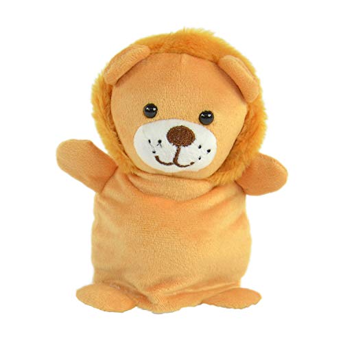 Kögler 26915 - Swappies - niedliches Wende - Plüschtier Kuh & Löwe, 2 Kuscheltiere in einem, ca. 15 cm groß, aus weichem Polyester, waschbar, ideal für Jungen und Mädchen von Kögler