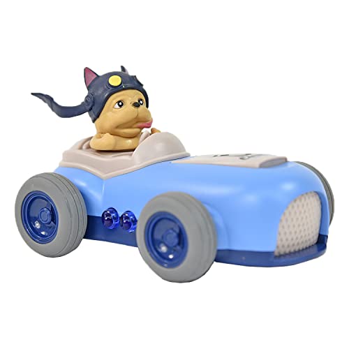 Kögler 41550 - Die-Cast Fahrzeug mit Rückzugfunktion, kleines Renn-Auto aus Metall mit Hund am Steuer, mit Rückziehmotor, Licht- und Sound-Effekten ausgestattet, 2-fach sortiert Kögler 41550 - Die-Cast Fahrzeug mit Rückzugfunktion, kleines Renn-Auto aus Metall mit Hund am Steuer, mit Rückziehmotor, Licht- und Sound-Effekten ausgestattet, 2-fach sortiert von Kögler