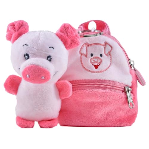 Kögler 75782 - Friends2Go, Plüsch Schweinchen Peggy im Plüsch-Rucksack, ca. 12,5 cm groß, niedliches Plüschtier im praktischen Rucksack Kögler 75782 - Friends2Go, Plüsch Schweinchen Peggy im Plüsch-Rucksack, ca. 12,5 cm groß, niedliches Plüschtier im praktischen Rucksack von Kögler