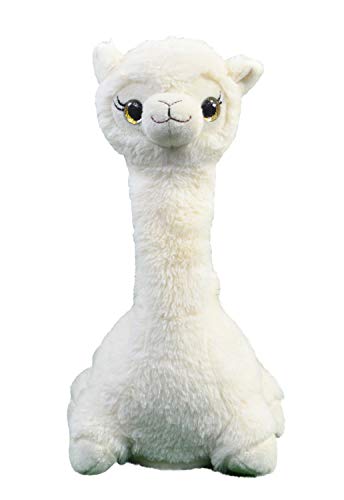 Kögler 76508 - Labertier Lama Sandy, ca. 30 cm groß, nachsprechendes Plüschtier mit Wiedergabefunktion, plappert alles witzig nach und bewegt sich, batteriebetrieben, Weiß Kögler 76508 - Labertier Lama Sandy, ca. 30 cm groß, nachsprechendes Plüschtier mit Wiedergabefunktion, plappert alles witzig nach und bewegt sich, batteriebetrieben, Weiß von Kögler