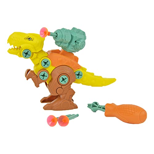 Kögler 90506 - DIY Bau-Set Robo-Dino im Ei, T-Rex Spielfigur, Dinosaurier-Figur mit Katapult und Saugnapf-Pfeilen, zum Bauen und Spielen, coole Geschenk-Idee für Kinder ab 3 Jahren von Kögler