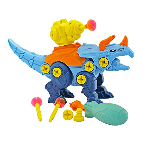 Kögler 90507 - DIY Bau-Set Robo-Dino im Ei, Triceratops Spielfigur, Dinosaurier-Figur mit Katapult und Saugnapf-Pfeilen, zum Bauen und Spielen, coole Geschenk-Idee für Kinder ab 3 Jahren von Kögler