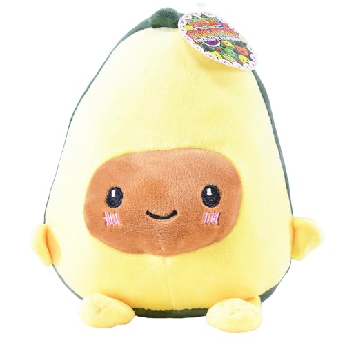 Kögler 97354 - Supersofte Plüsch Avocado, Freche Früchtchen Squishy, flauschig-kuscheliges Plüschtier mit Gesicht, ca. 20 cm Kögler 97354 - Supersofte Plüsch Avocado, Freche Früchtchen Squishy, flauschig-kuscheliges Plüschtier mit Gesicht, ca. 20 cm von Kögler