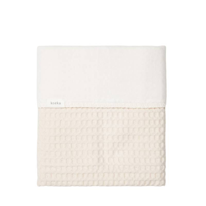 Koeka Cradle Blanket Cotton Fleece Wafel Amsterdam - 75x100 cm. von Koeka