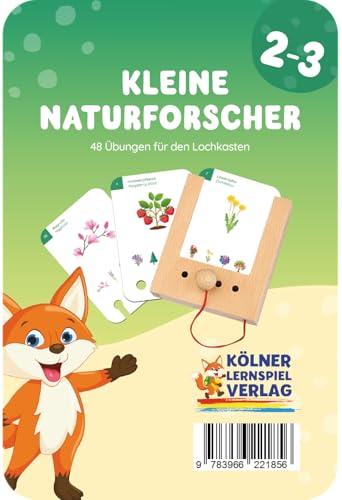 Kölner Lernspielverlag Kleine Naturforscher 2-3: Kartensatz für den Lochkasten von Kölner Lernspielverlag