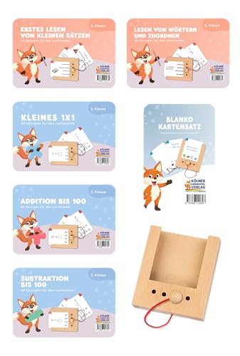 Kölner Lernspielverlag Lochkasten Starterset für die 2. Klasse mit 6 Kartensätzen Kölner Lernspielverlag Lochkasten Starterset für die 2. Klasse mit 6 Kartensätzen von Kölner Lernspielverlag