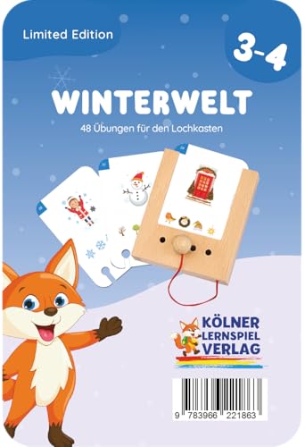 Kölner Lernspielverlag Winterwelt 3-4: Kartensatz für den Lochkasten Kölner Lernspielverlag Winterwelt 3-4: Kartensatz für den Lochkasten von Kölner Lernspielverlag