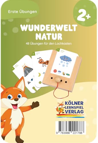 Kölner Lernspielverlag Wunderwelt Natur 2+: Kartensatz für den Lochkasten von Kölner Lernspielverlag