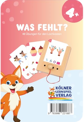 Kölner Lernspielverlag was fehlt 4+: Kartensatz für den Lochkasten Kölner Lernspielverlag was fehlt 4+: Kartensatz für den Lochkasten von Kölner Lernspielverlag