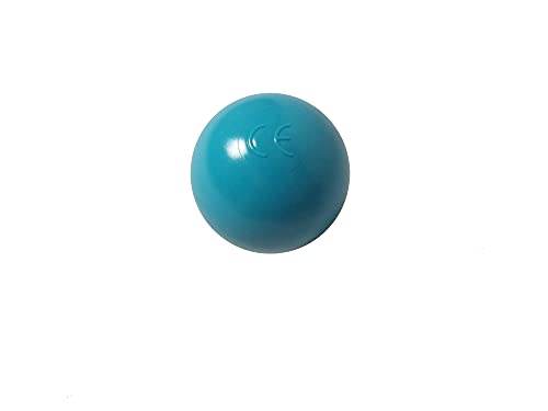 koenig-tom 100 Stück Bällebad Bälle 6cm TÜRKIS in Kindergarten & Gewerbequalität Babybälle Plastikbälle ohne gefähliche Weichmacher von koenig-tom
