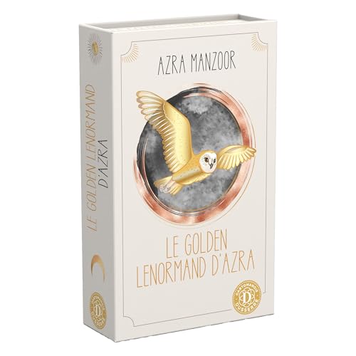 Urania – Golden Lenormand d'Azra – Wahrsagen-Kartenspiel – 36 Karten mit Erklärungsheft auf Französisch – Wahrsagerisches Orakel – starre Box, goldfarben von Königsfurt-Urania