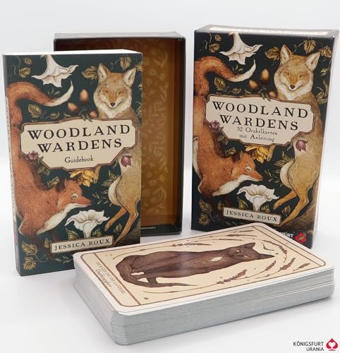 Königsfurt Urania Woodland Wardens: 52 Orakelkarten mit Booklet (Krafttierkarten für Erwachsene und Kinder, Orakeldeck Neuerscheinung 2023, Deutsch) von Königsfurt-Urania