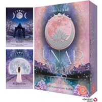 Lunar Magic Oracle - 40 Mooncards with Booklet (English) von Königsfurt Verlag