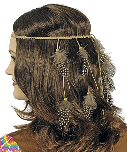 Kopfschmuck Kleiner Falke mit Federn zum Wilder Westen Indianer Kostüm Kopfschmuck Kleiner Falke mit Federn zum Wilder Westen Indianer Kostüm von Körner Festartikel