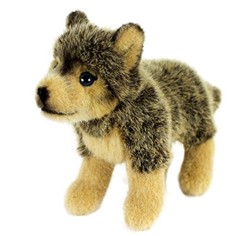 Kösen, Wölfchen, 20 cm, stehend, grau/beige, Plüschwolf Kösen, Wölfchen, 20 cm, stehend, grau/beige, Plüschwolf von Kösener