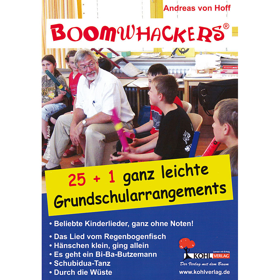 Kohl Boomwhackers 25+1 ganz leichte Grundschularrangements Lehrbuch von Kohl