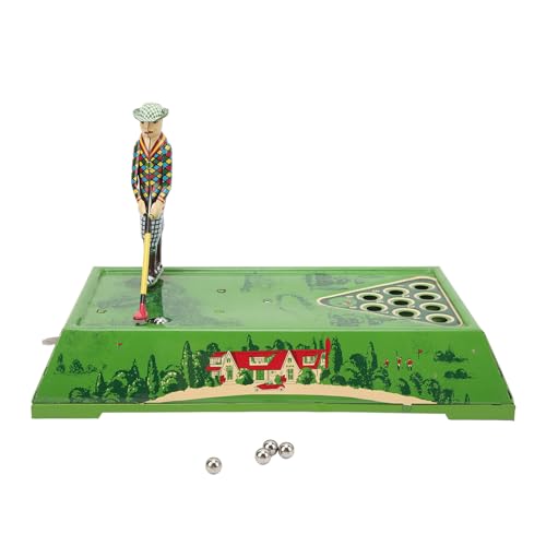 Clockwork Vintage Toy Tinplate Retro Play Indoor -Spiele Spielzeug mit 5 Stahlbällen Weihnachtsgeburtstag von Koieam
