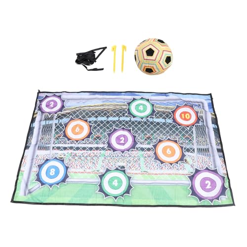 Fußballspiel Matte Matte Set Indoor Outdoor Football Wurf Target Game Fußballtorspiel mit Fußball für (Typ b) von Koieam