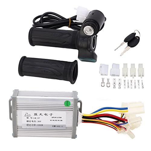 Koieam Bike Speed Controller, Electric Bike Brushed Motor Controller 36V 1000W Speed Control Set with Throttle Koieam Bike Speed Controller, Electric Bike Brushed Motor Controller 36V 1000W Speed Control Set with Throttle von Koieam