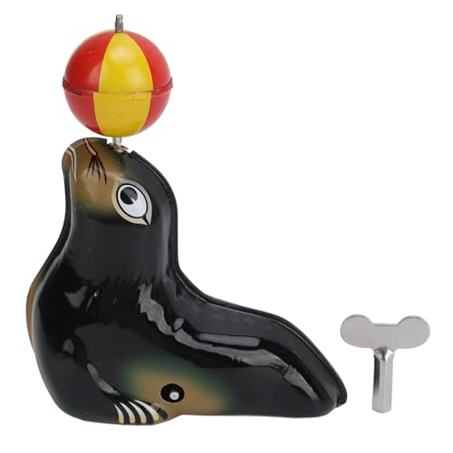 Koieam Sea Lion Balancing Ball Vintage Iron Wind -up -Spielzeug für Kinderpartys Koieam Sea Lion Balancing Ball Vintage Iron Wind -up -Spielzeug für Kinderpartys von Koieam