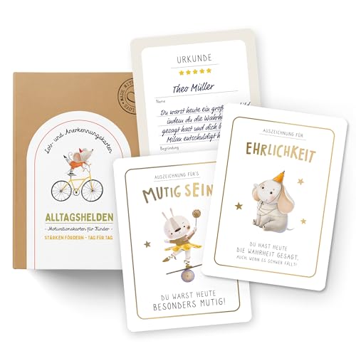 Koko&Lora: Alltagshelden - Lob- und Anerkennungskarten • Motivationskarten für Kinder • Urkunden und Auszeichnungen für Gute Taten Koko&Lora: Alltagshelden - Lob- und Anerkennungskarten • Motivationskarten für Kinder • Urkunden und Auszeichnungen für Gute Taten von Koko Lora