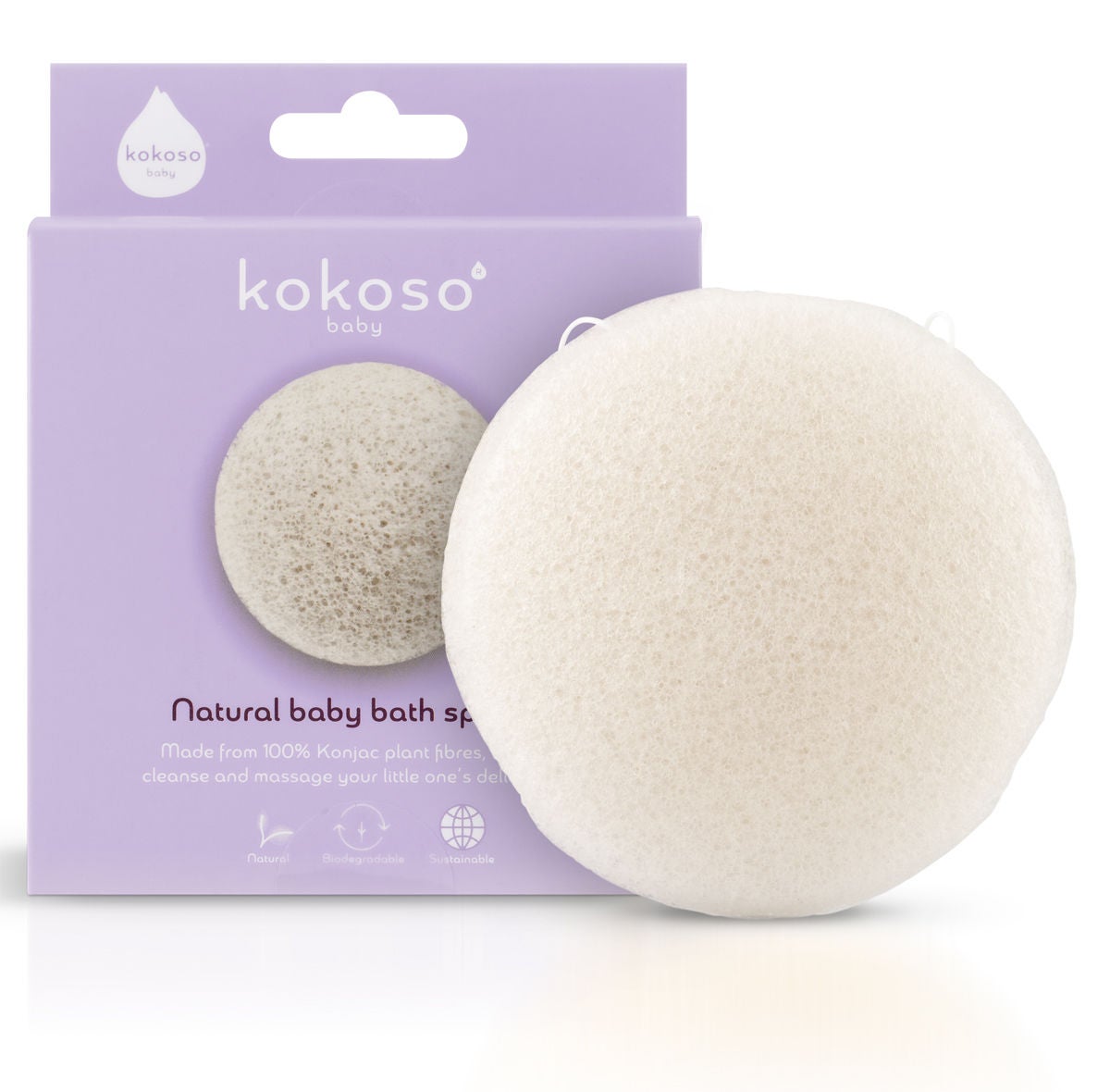 KOKOSO Baby Konjac-Schwamm KOKOSO Baby Konjac-Schwamm von Kokoso