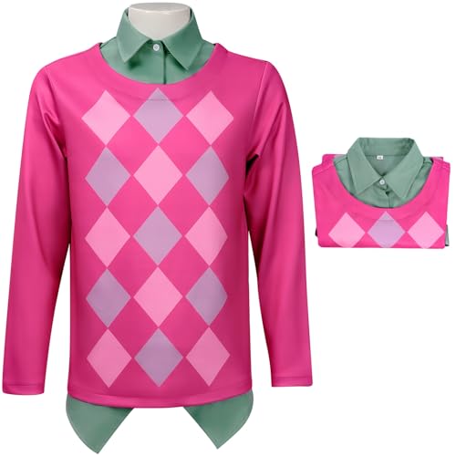 Kolegrial BABY Kostüm Herren Fasching Cosplay Anime Dämon Sajaboys Baby Uniform Rosa Langarm Top mit Lätzchen und Perücke für Karneval Halloween Party Maskenball Fest Verkleidung Kolegrial BABY Kostüm Herren Fasching Cosplay Anime Dämon Sajaboys Baby Uniform Rosa Langarm Top mit Lätzchen und Perücke für Karneval Halloween Party Maskenball Fest Verkleidung von Kolegrial