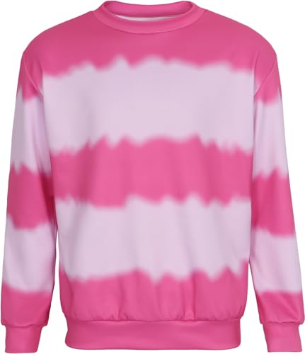 Kolegrial Baby Kostüm Herren Fasching Cosplay Anime Anime Dämon Boysgroup Sajaboys Baby Rosa Druck Langarm Pullover für Halloween Karneval Party Maskerade Fest Verkleidung von Kolegrial