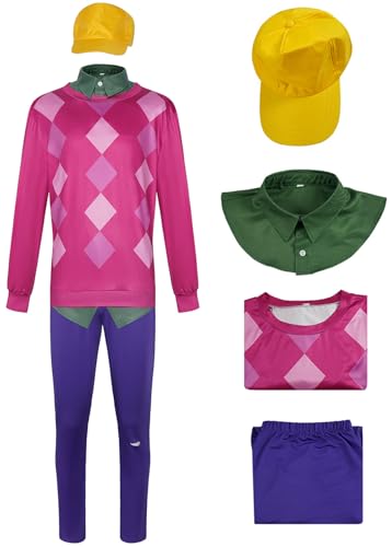 Kolegrial Baby Kostüm Herren Fasching Cosplay Anime Dämon Boygroup Sajaboys Baby Uniform Set Top Hose mit Hut und Falscher Kragen für Karneval Halloween Party Geburtstag Maskenball Fest Verkleidung Kolegrial Baby Kostüm Herren Fasching Cosplay Anime Dämon Boygroup Sajaboys Baby Uniform Set Top Hose mit Hut und Falscher Kragen für Karneval Halloween Party Geburtstag Maskenball Fest Verkleidung von Kolegrial